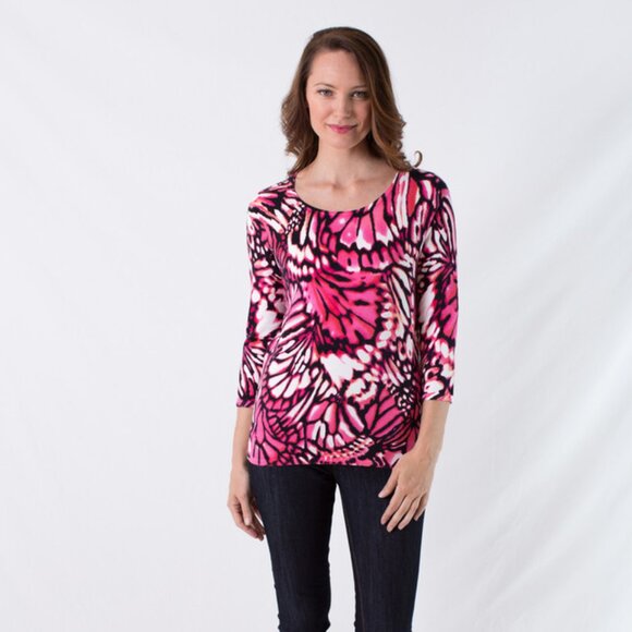 Pima Cotton Butterfly Print - Picture 1 of 1